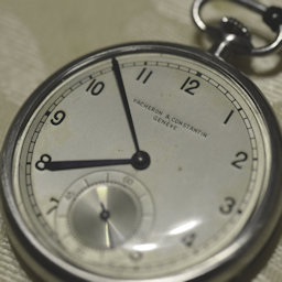 バセロン ポケットウオッチ 手巻き 廉価版 ステンレスケース